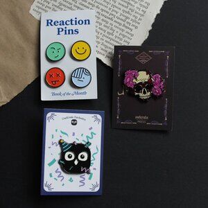 Bookish Pins | OwlCrate, Book of the Month